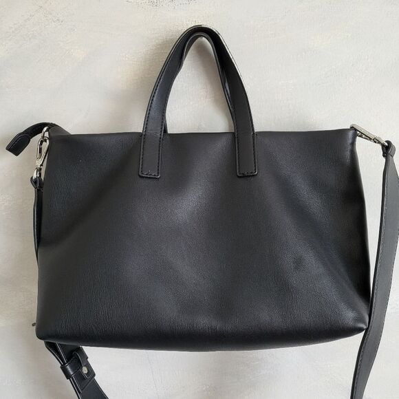 DKNY Tilly LOGO Small Zip Tote Black 12 X 8 - Picture 9 of 13